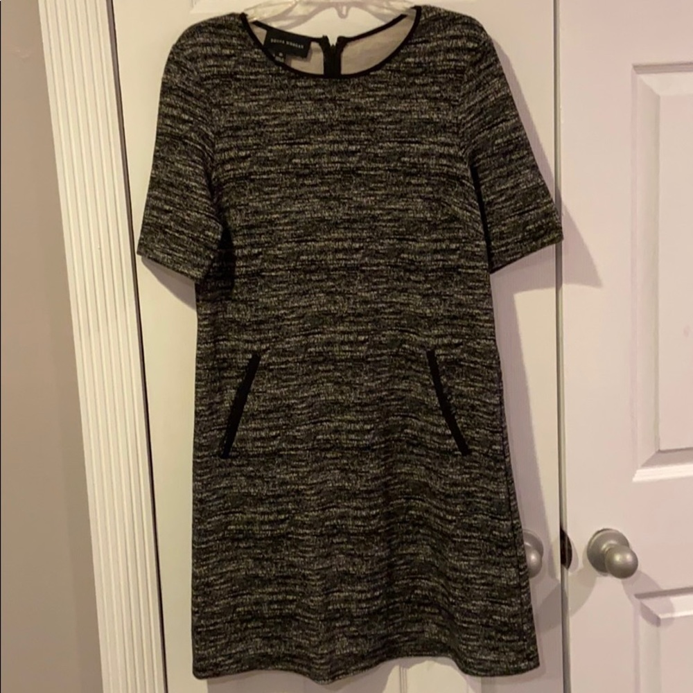 Donna Morgan short sleeved dress with front pocket